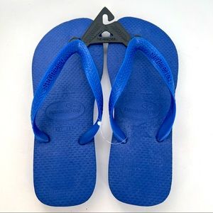 Havaianas Original Blue  Rubber Flip Flops